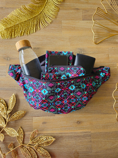 Sac Banane XXL 💎 Sky Grid