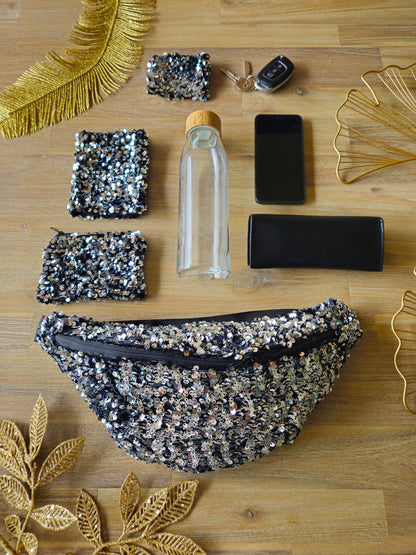 Sac Banane XXL ✨ Silver Spark