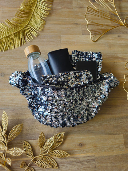 Sac Banane XXL ✨ Silver Spark