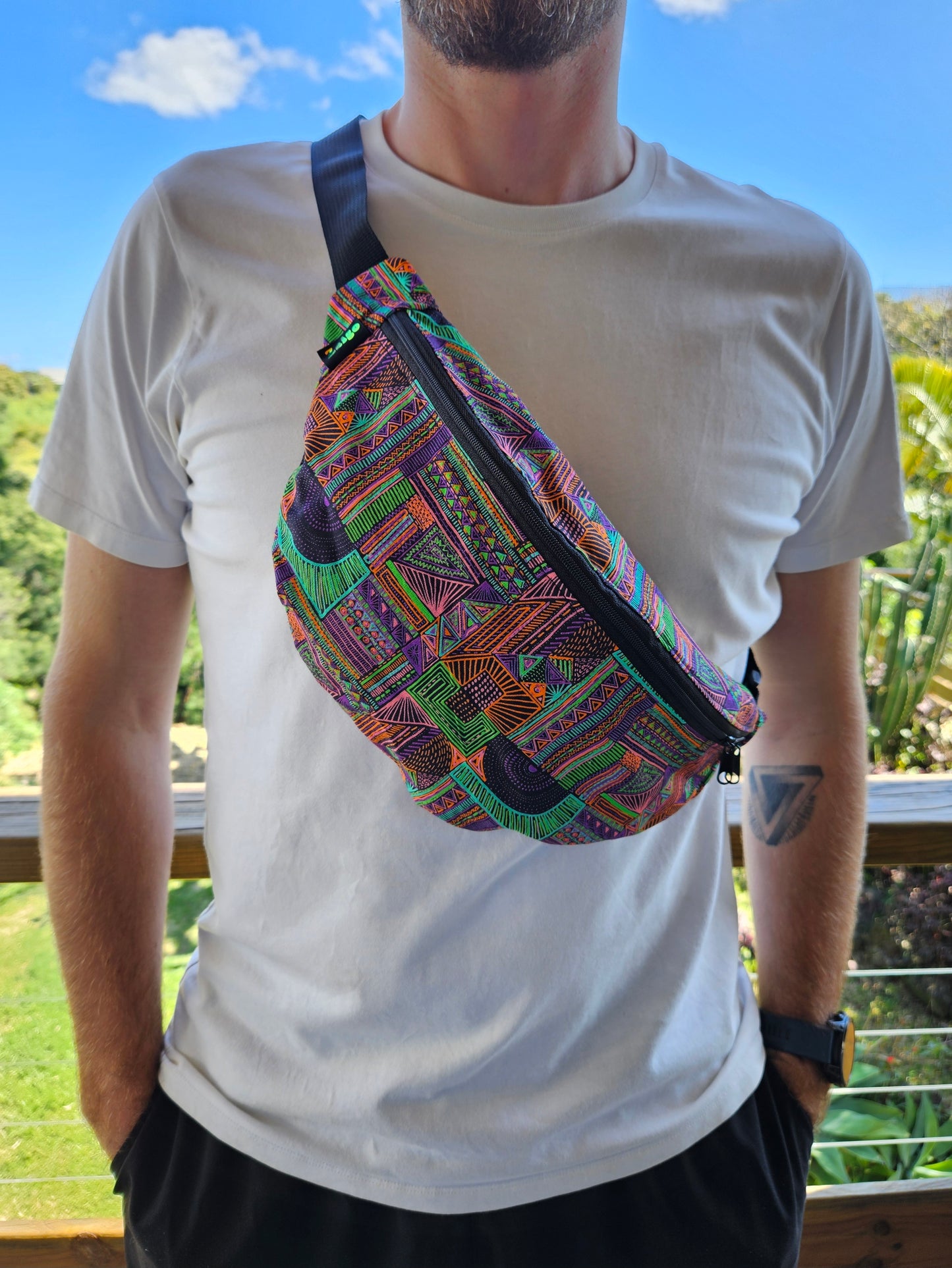 Sac Banane XXL 🌀 Aztec Night