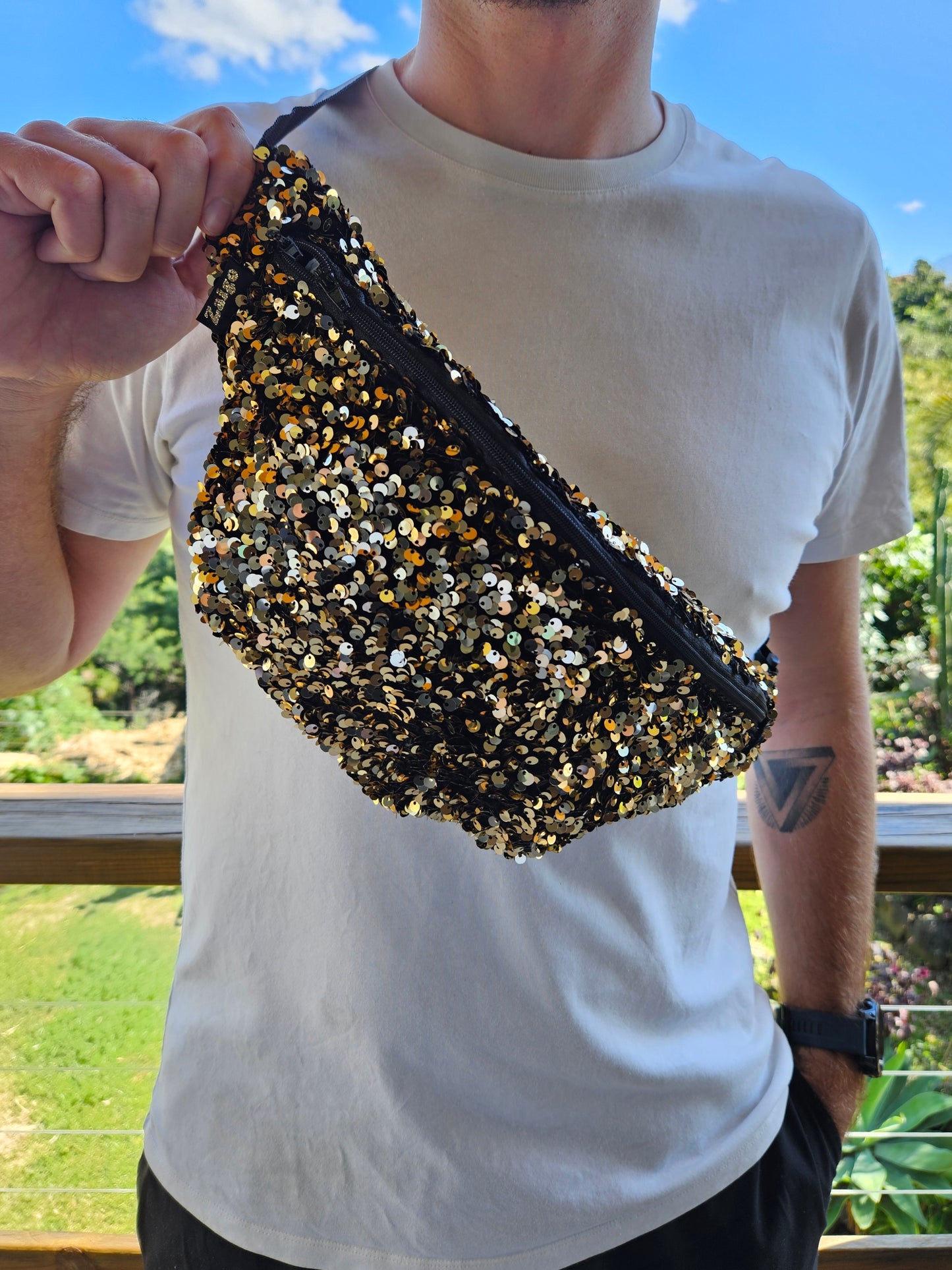 Sac Banane XXL 🌟 Golden Rush